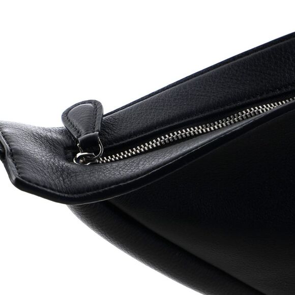 The Row Slouchy Banana Bag Leather Small Black - Picture 6 of 7